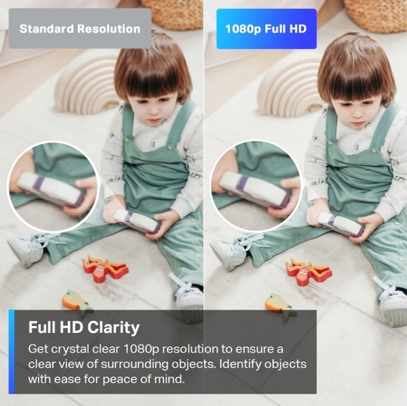 TP-Link Tapo Smart Pan/Tilt Indoor Security Camera, 360° Motion Tracking, 1080p - Picture 2 of 16